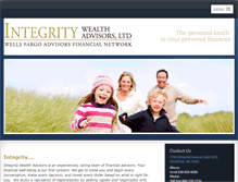 Tablet Screenshot of integritywealthadvisors.com